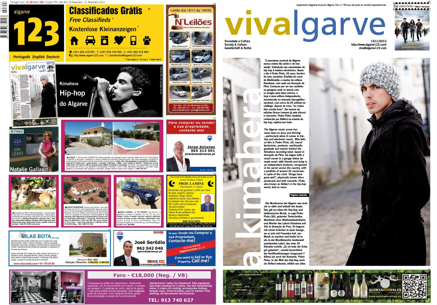 Entrevista ao Jornal Algarve 123