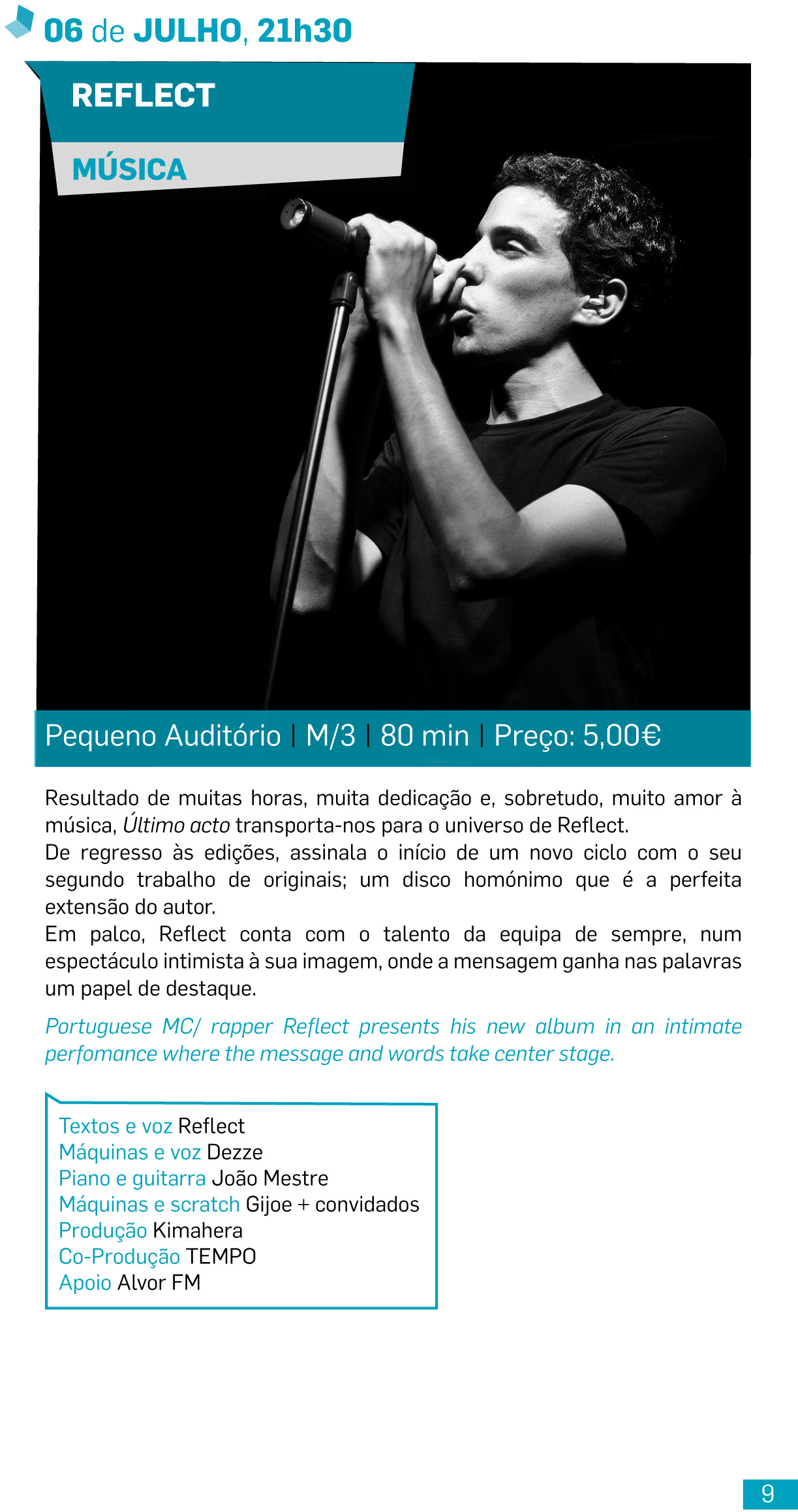 Reflect - Apresentação do álbum @ TEMPO