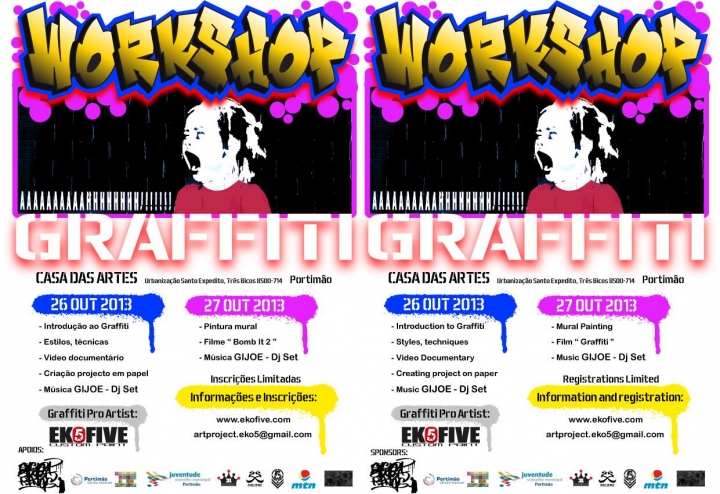 Workshop de Graffiti e Gijoe dj set