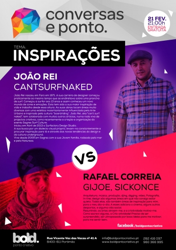 Rafael Correia e João Rei @ bold. - Conversas e Ponto