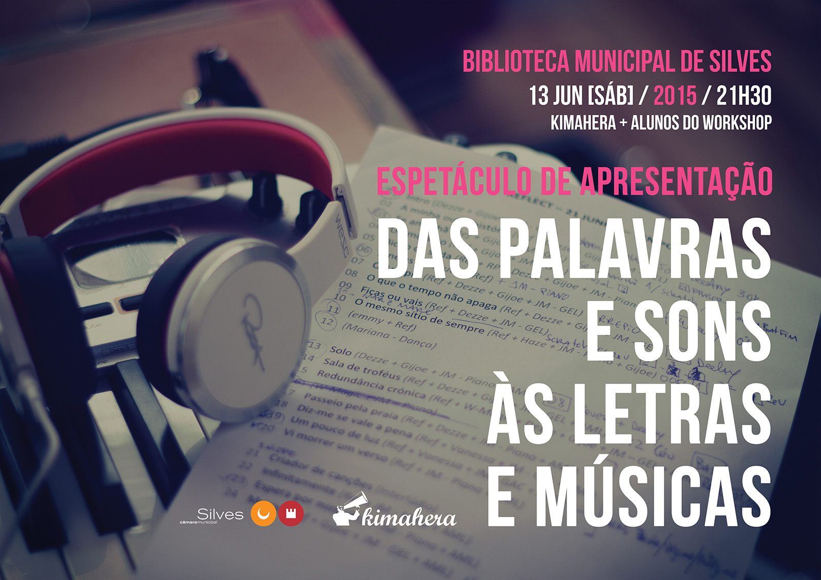 Espetáculo de Apresentação DAS PALAVRAS E SONS ÀS LETRAS E MÚSICAS