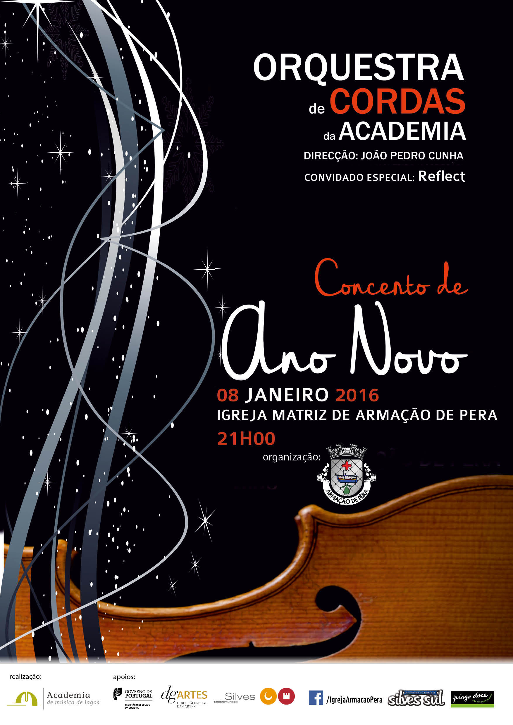 Reflect com a Orquestra de Cordas da Academia