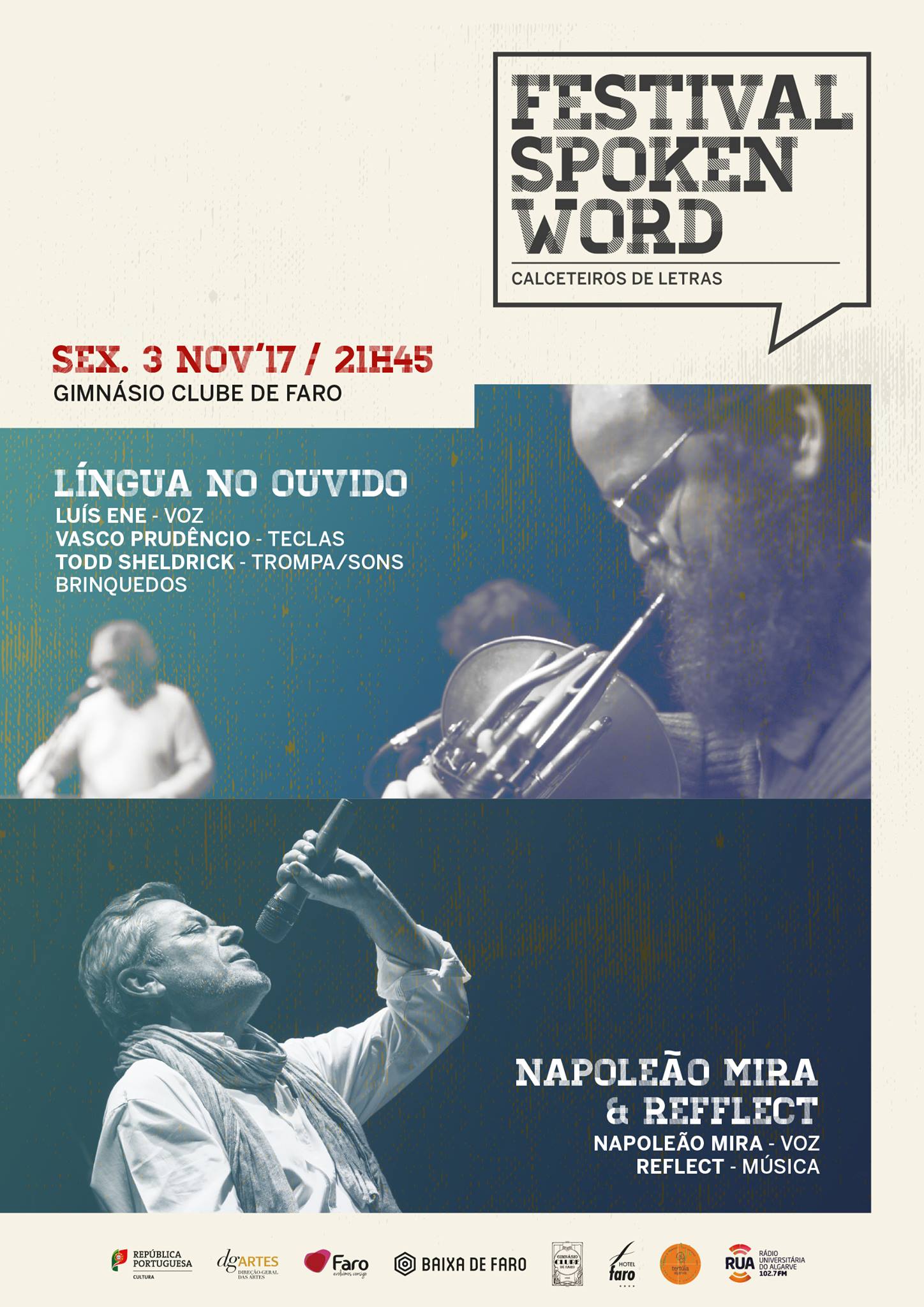  Napoleão Mira & Reflect @ Festival Spoken Word - Calceteiros de Letras (Faro)