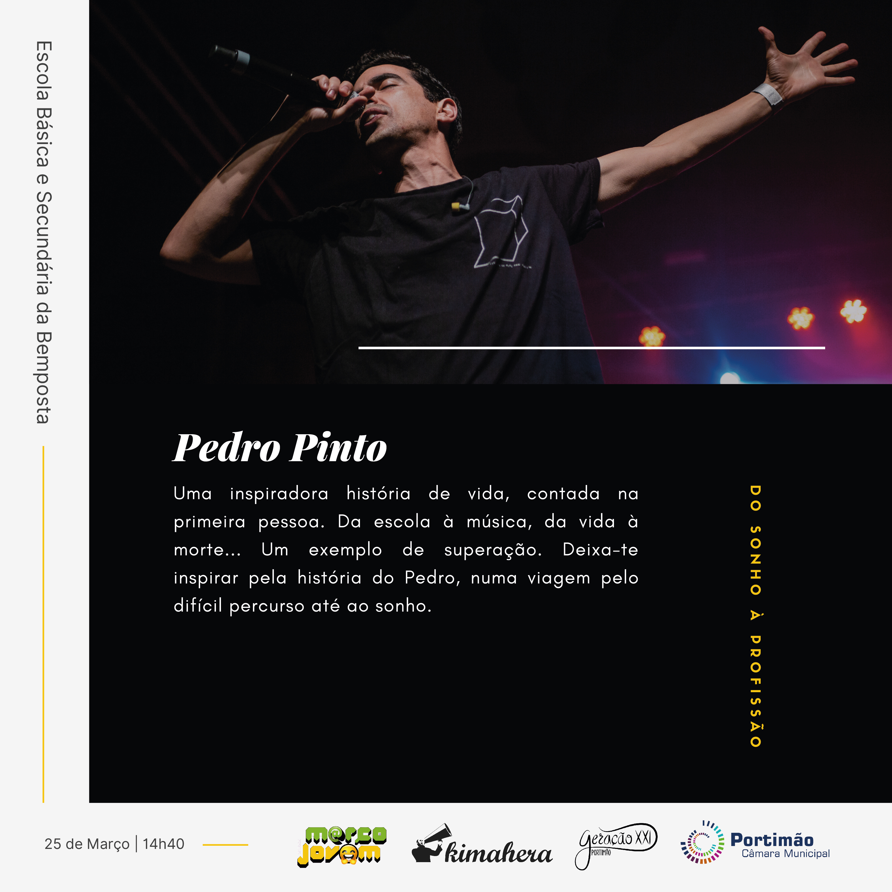 Palestra com Pedro Pinto (Reflect) - Do Sonho à Profissão
