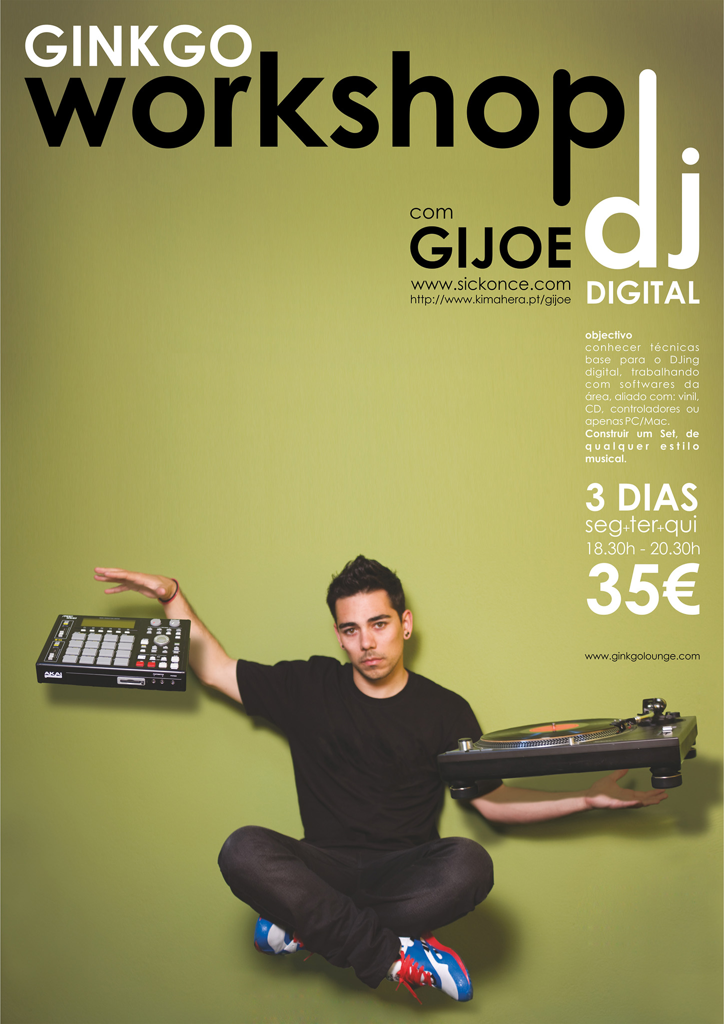 Ginkgo Workshop com DJ Gijoe