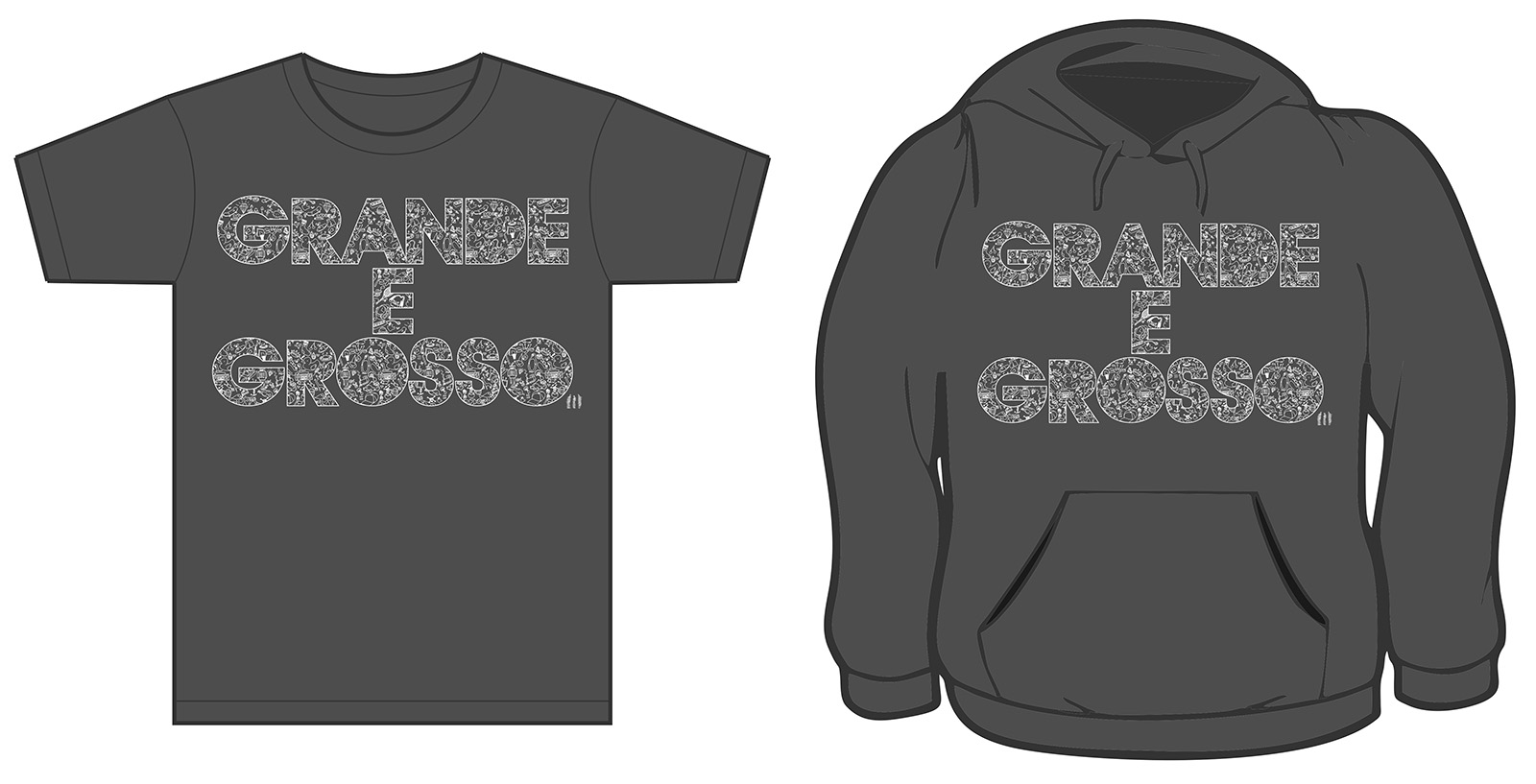 T-Shirt e Hoodie Grande e Grosso